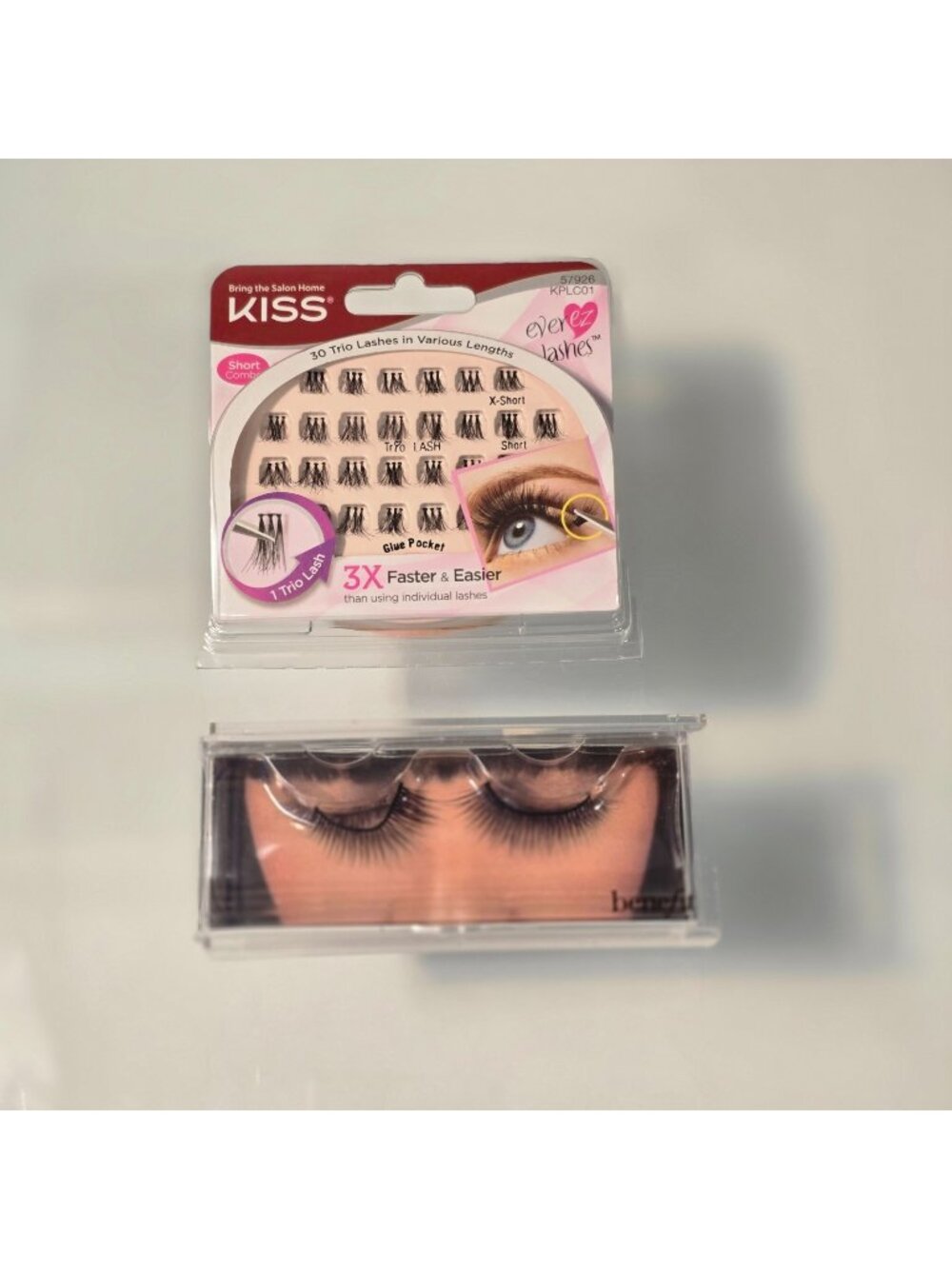 2 Sets Of Fake Eye Lashes Kiss & Benefit